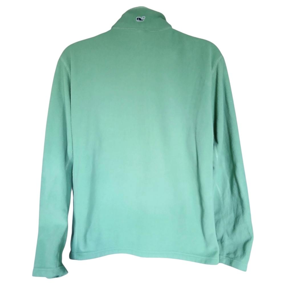 Vineyard Vines Martha's 1/4 Zip Fleece Pullover Green Women’s XL - Picture 2 of 7
